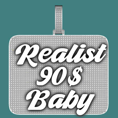 CUSTOM LETTER NECKLACE 3D BIG SQUARE