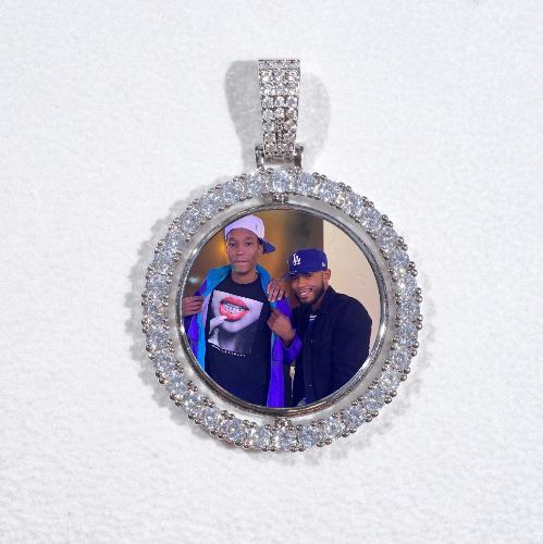 3D Spinning 2-Faced Custom Picture Pendant