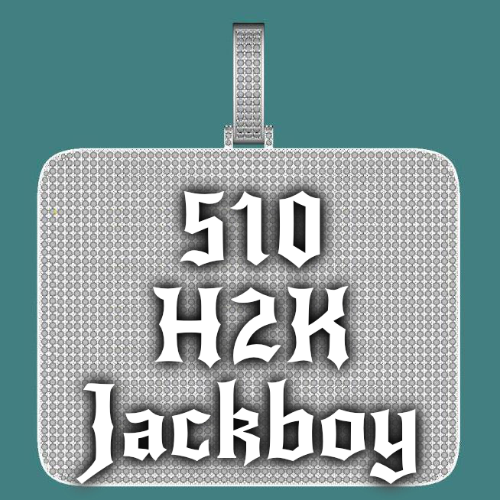 CUSTOM LETTER NECKLACE 3D BIG SQUARE