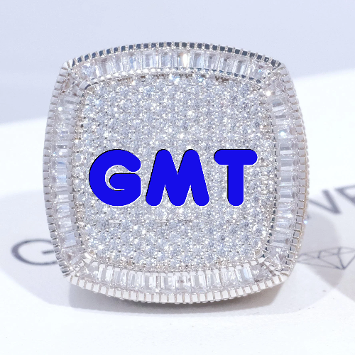 CUSTOM LETTER 3D ICED RING