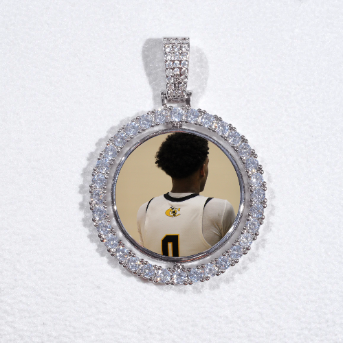 3D Spinning 2-Faced Custom Picture Pendant