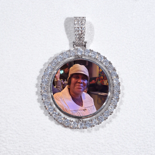 3D Spinning 2-Faced Custom Picture Pendant
