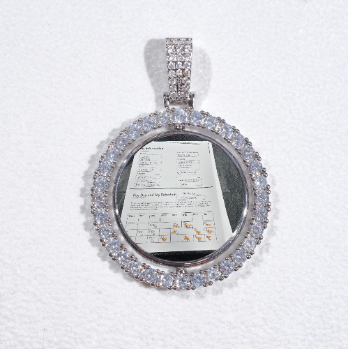 3D Spinning 2-Faced Custom Picture Pendant