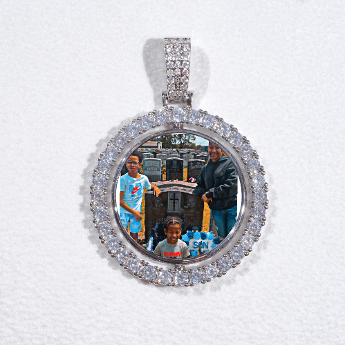 3D Spinning 2-Faced Custom Picture Pendant