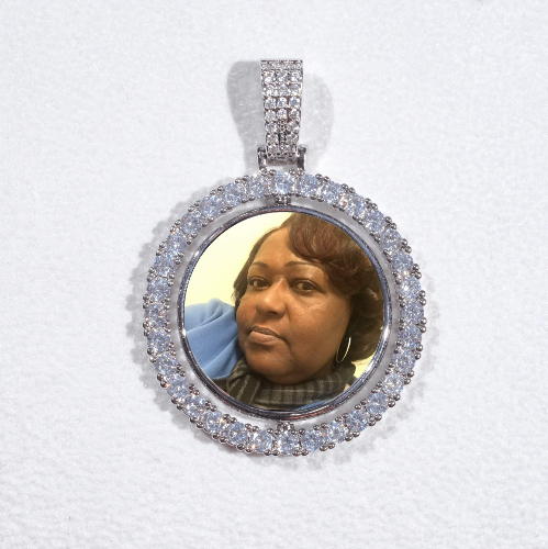 3D Spinning 2-Faced Custom Picture Pendant