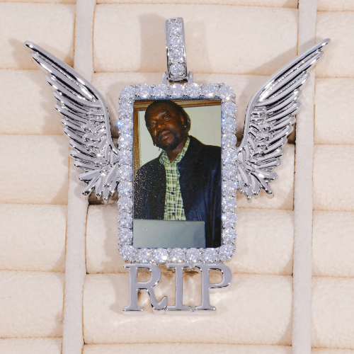 RIP WING 3D CUSTOM PICTURE PENDANT