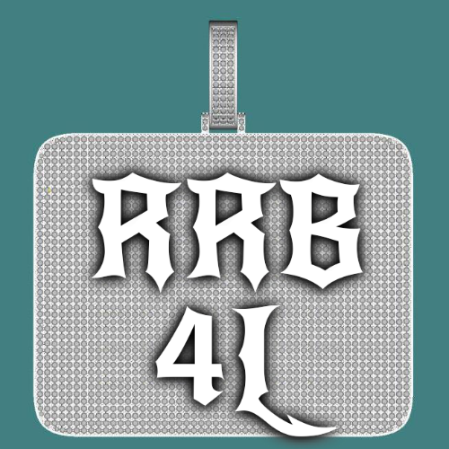 CUSTOM LETTER NECKLACE 3D BIG SQUARE