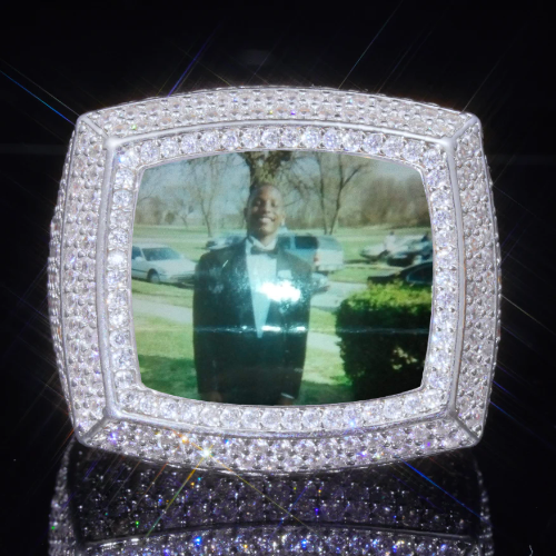 3D CUSTOM PICTURE ICED RING