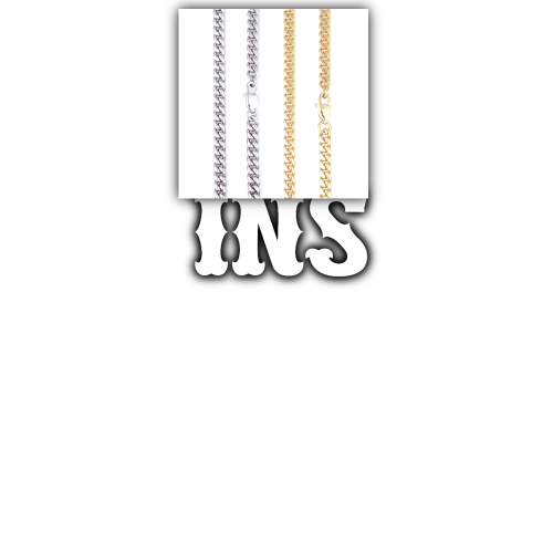 Custom Letters Freibeuter Font Necklace