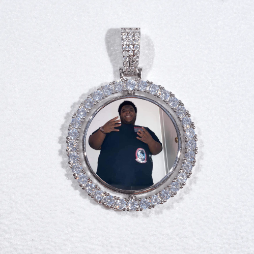 3D Spinning 2-Faced Custom Picture Pendant