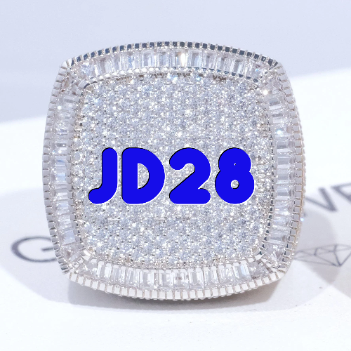 CUSTOM LETTER 3D ICED RING