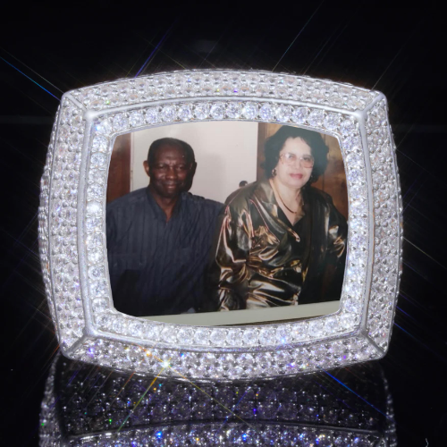 3D CUSTOM PICTURE ICED RING