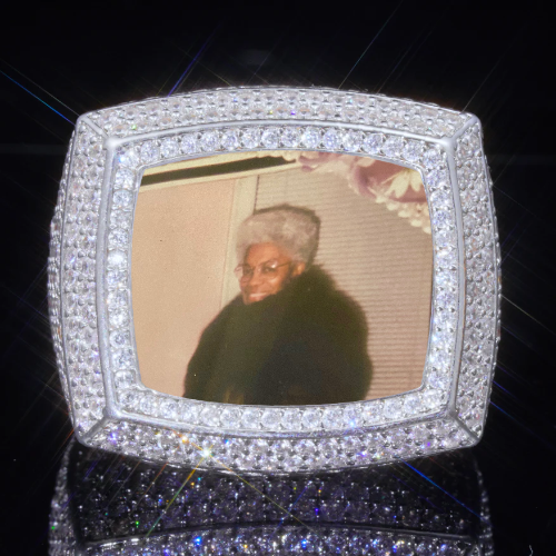 3D CUSTOM PICTURE ICED RING