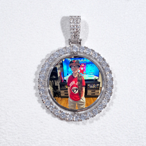 3D Spinning 2-Faced Custom Picture Pendant