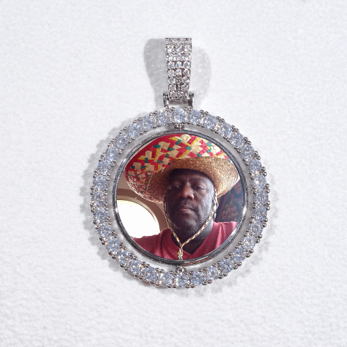 3D Spinning 2-Faced Custom Picture Pendant