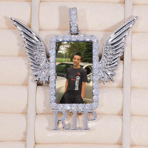 RIP WING 3D CUSTOM PICTURE PENDANT