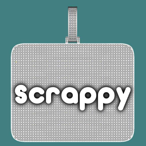CUSTOM LETTER NECKLACE 3D BIG SQUARE