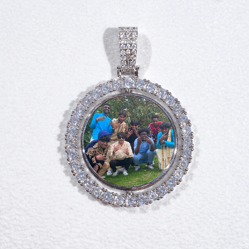 3D Spinning 2-Faced Custom Picture Pendant