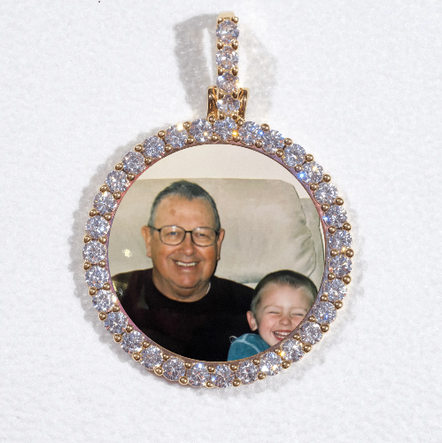 3D CIRCLE CUSTOM PICTURE PENDANT SMALL SIZE