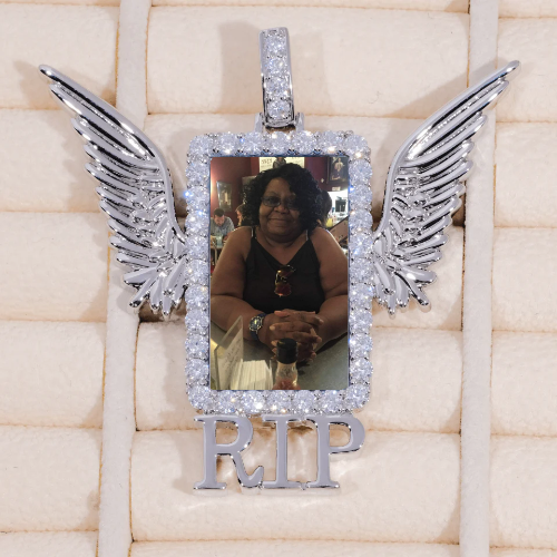 RIP WING 3D CUSTOM PICTURE PENDANT