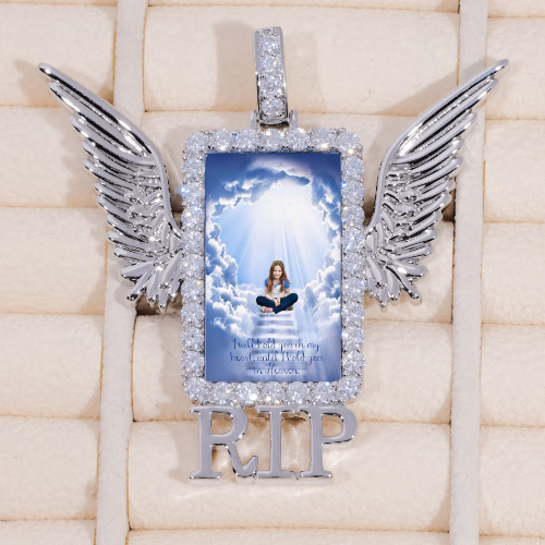 RIP WING 3D CUSTOM PICTURE PENDANT
