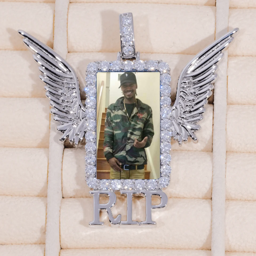 RIP WING 3D CUSTOM PICTURE PENDANT