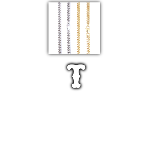 Custom Letters Freibeuter Font Necklace