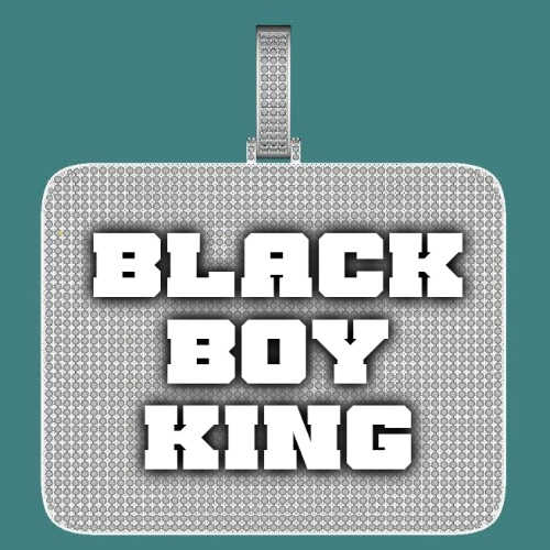 CUSTOM LETTER NECKLACE 3D BIG SQUARE