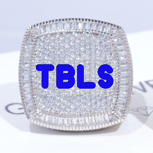 CUSTOM LETTER 3D ICED RING