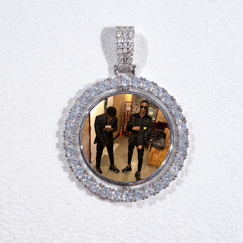 3D Spinning 2-Faced Custom Picture Pendant