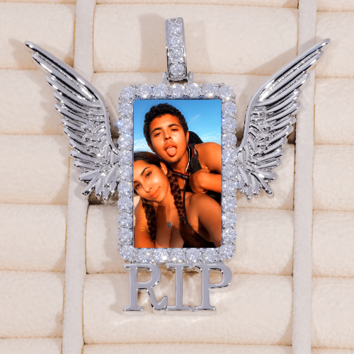 RIP WING 3D CUSTOM PICTURE PENDANT