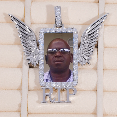 RIP WING 3D CUSTOM PICTURE PENDANT