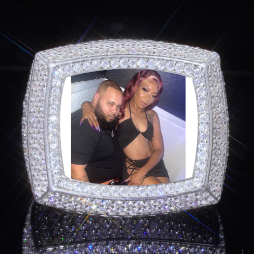 3D CUSTOM PICTURE ICED RING