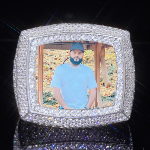 3D CUSTOM PICTURE ICED RING