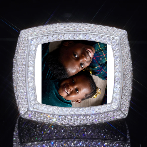 3D CUSTOM PICTURE ICED RING