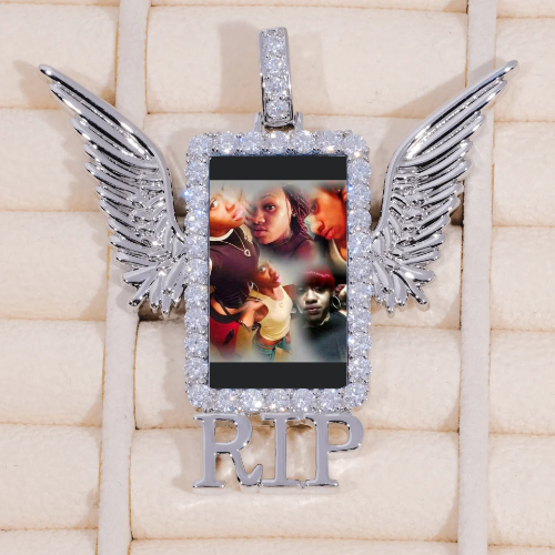 RIP WING 3D CUSTOM PICTURE PENDANT