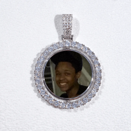 3D Spinning 2-Faced Custom Picture Pendant