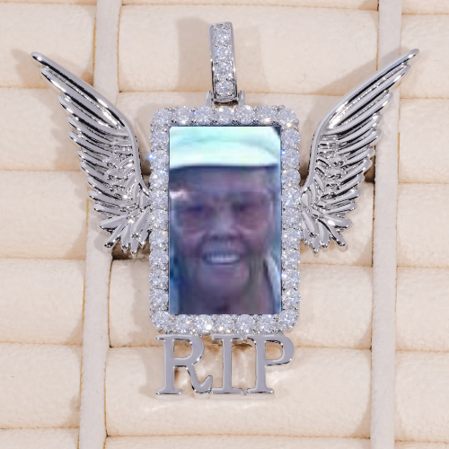 RIP WING 3D CUSTOM PICTURE PENDANT