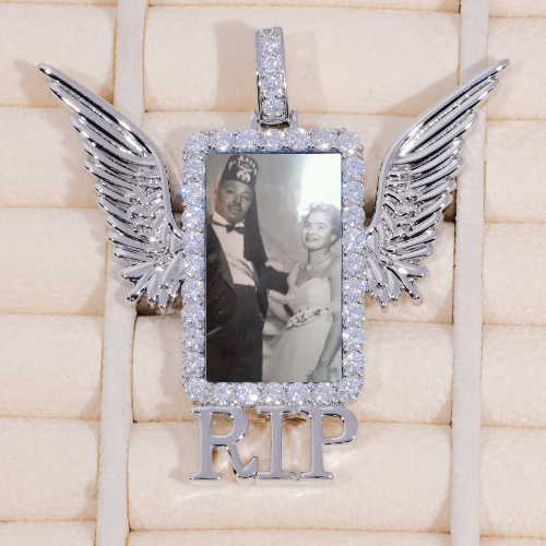 RIP WING 3D CUSTOM PICTURE PENDANT