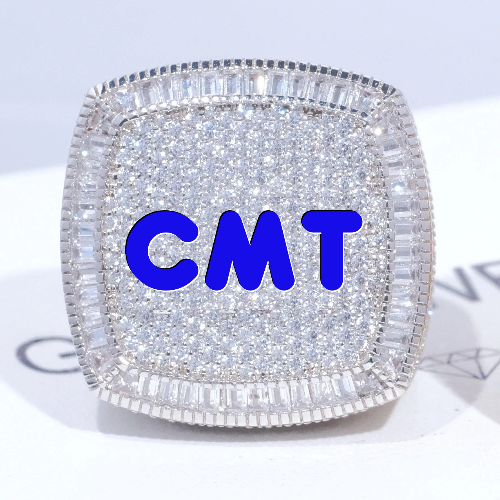 CUSTOM LETTER 3D ICED RING