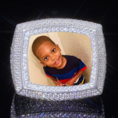 3D CUSTOM PICTURE ICED RING