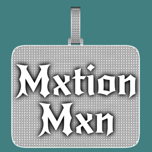 CUSTOM LETTER NECKLACE 3D BIG SQUARE