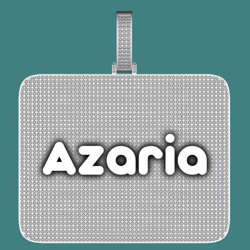 CUSTOM LETTER NECKLACE 3D BIG SQUARE
