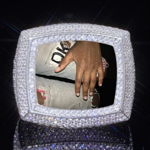 3D CUSTOM PICTURE ICED RING