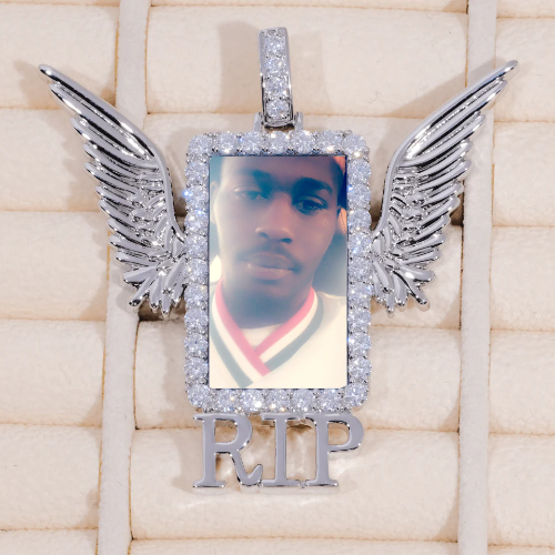 RIP WING 3D CUSTOM PICTURE PENDANT