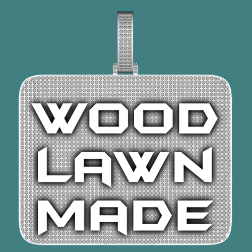 CUSTOM LETTER NECKLACE 3D BIG SQUARE