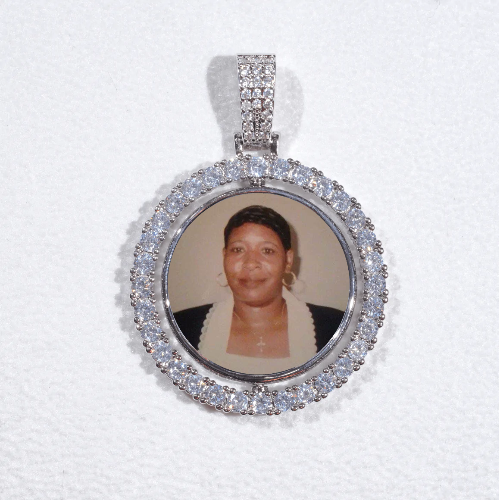 3D Spinning 2-Faced Custom Picture Pendant
