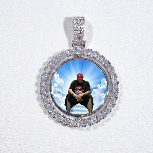 3D Spinning 2-Faced Custom Picture Pendant