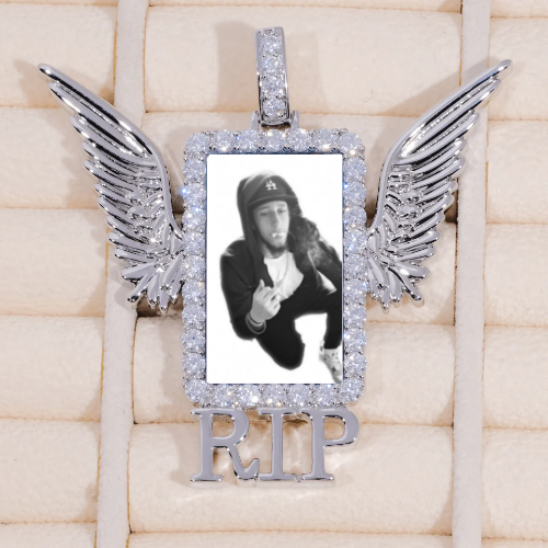 RIP WING 3D CUSTOM PICTURE PENDANT