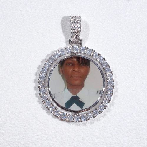 3D Spinning 2-Faced Custom Picture Pendant